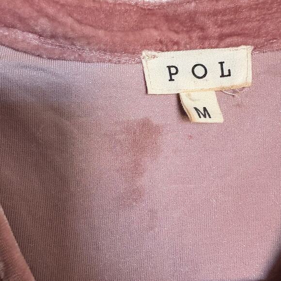 POL Blush Velvet Boho Tunic Dress MCottagecore Fall Layering Fairy Softgirl - Picture 6 of 11